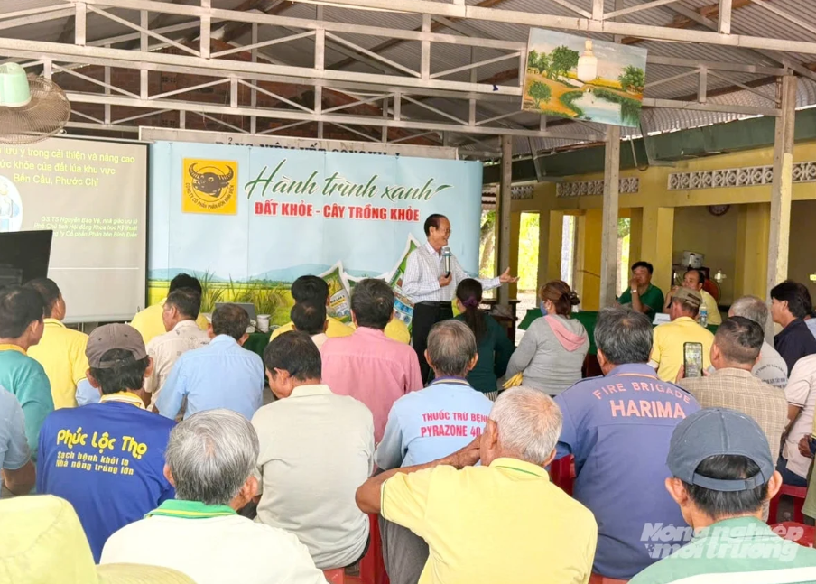 Nông dân hồ hởi với ‘Hành trình xanh – đất khỏe, cây trồng khỏe’